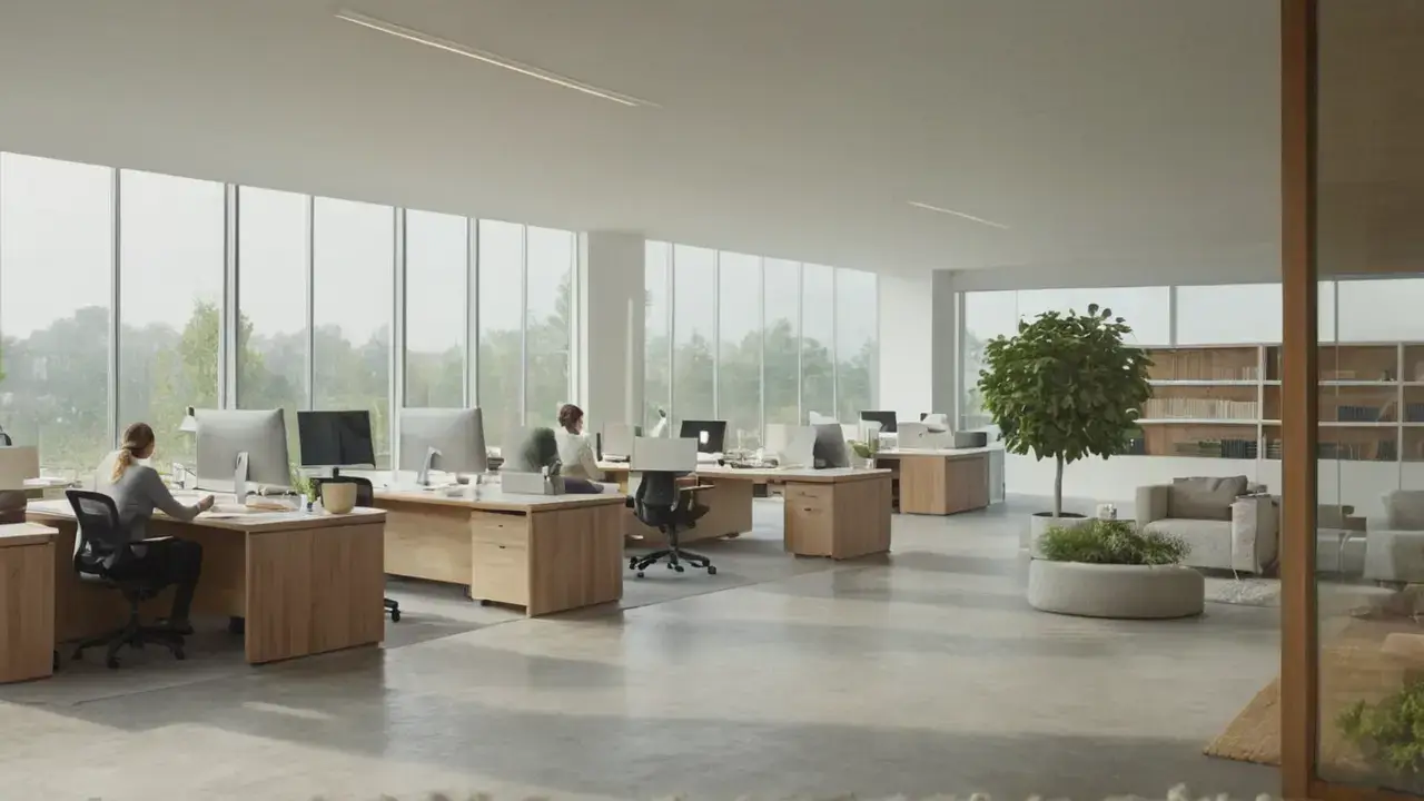 Moderne kontor – farger, lys og fokus