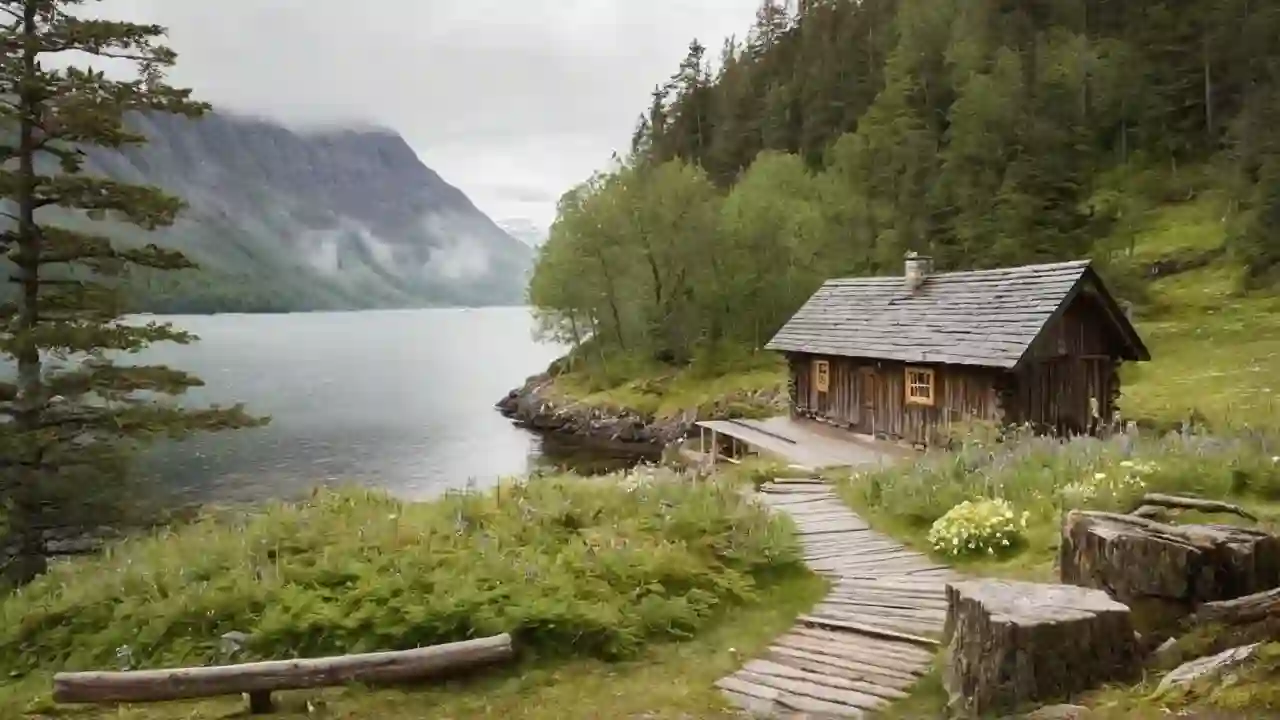 Stillhet, fjord, og ensomhet møttes i faderike detaljer