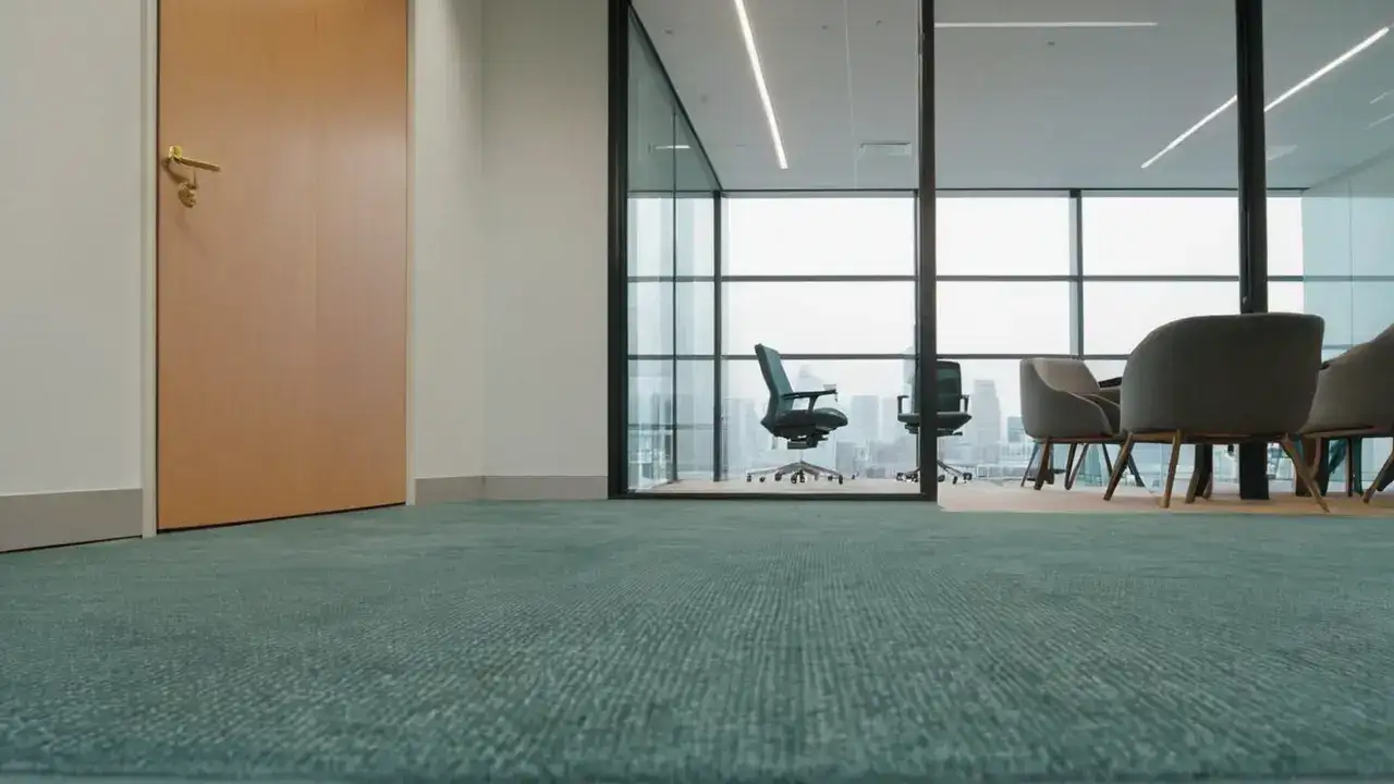 Moderne kontor, diffus lys, stille atmosfære