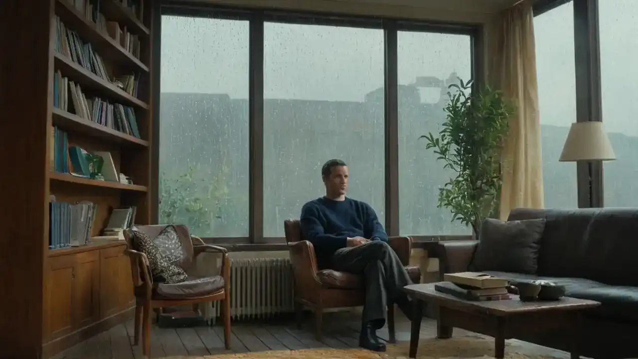 Stillhet, regn og konsentrasjon i studiet
