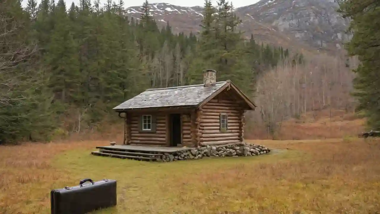 Stillhet råder i den robuste fjellandskapen