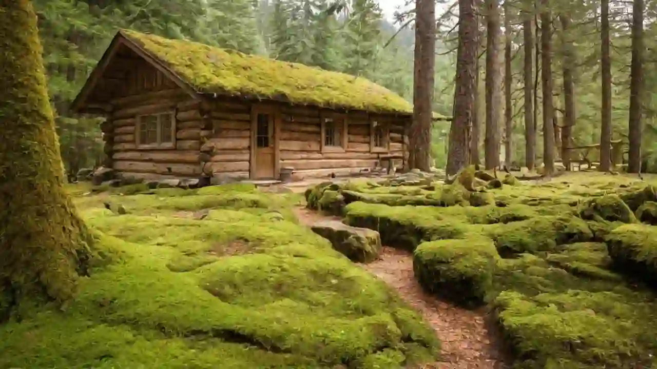 Stillhet møter skogen i solfylt fred