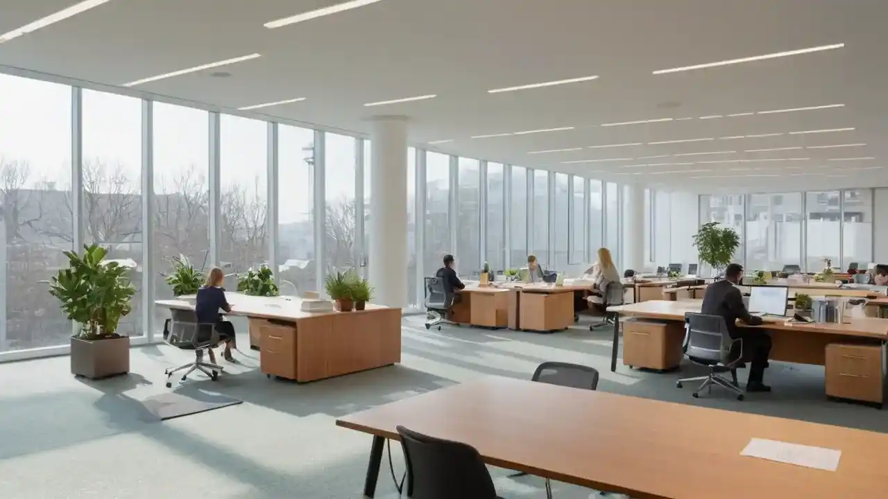 Moderne kontor; lys, luftig og fokusert