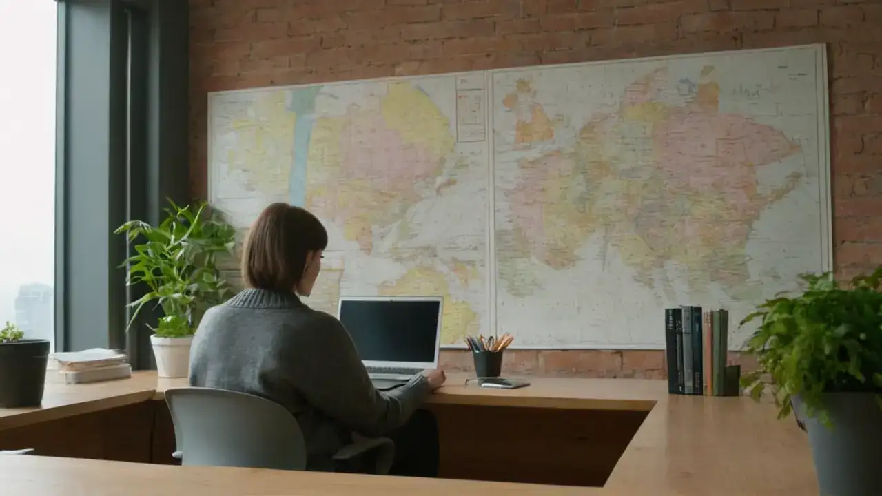 Rotete skrivebord, diffus, realistisk og stemningsfullt