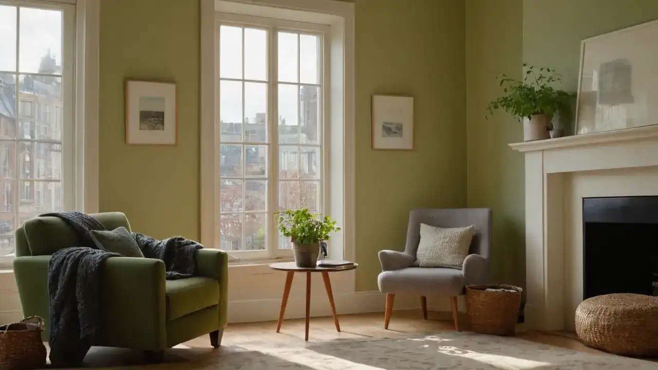 Et stille rom fylt av lys og ro